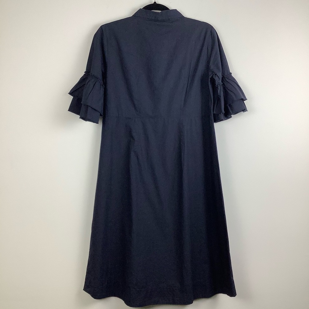 Princess Goes Hollywood Button Down Dress in Blue - Picture 3 of 5